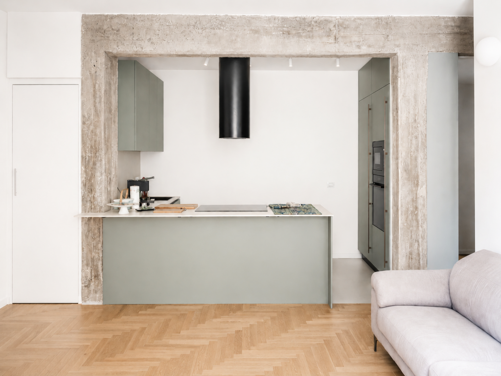 ristrutturazione cucina open space